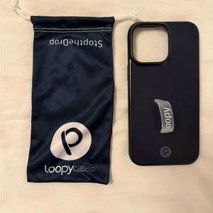 Navy Blue Loopy Case iPhone 14 Pro Max
